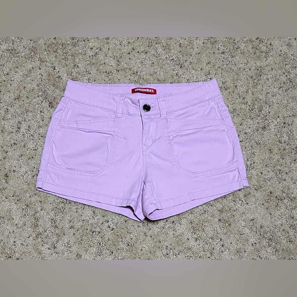 UNIONBAY Lavender Women's Shorts-7